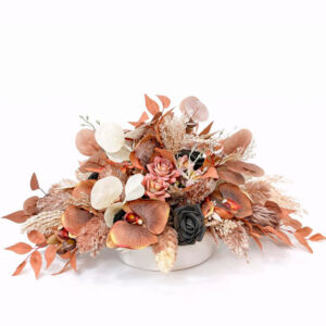 Symphonie automnale Bouquet de fleurs artificielles Marrakech Stean Art Floral