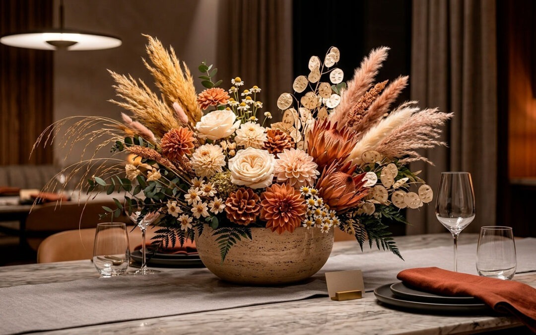 L’art floral rencontre la haute gastronomie