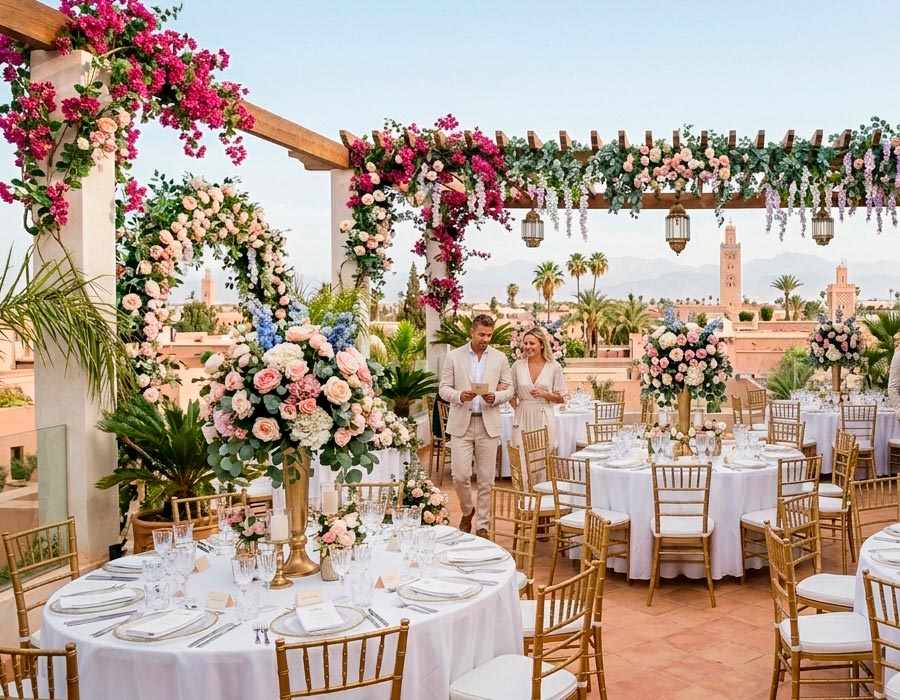 Décoration Mariage Marrakech Stean Art Floral