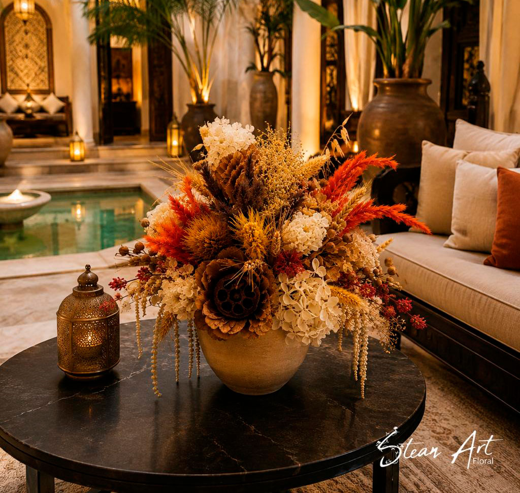 Compostion florale exceptionnelle<br />
Stea Art Floral Marrakech