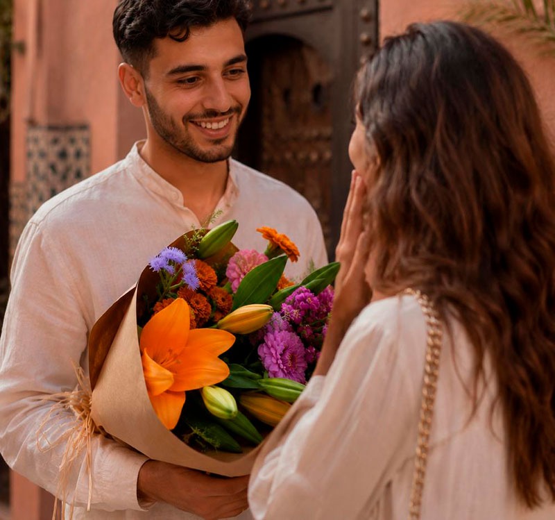 Offrir un bouquet de fleurs Stean Art Marrakech